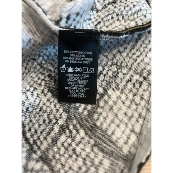 Nic+Zoe Terrace Twirl Floral Sleeveless A-Line Dress Pink, White & Black Size M - Picture 4 of 14